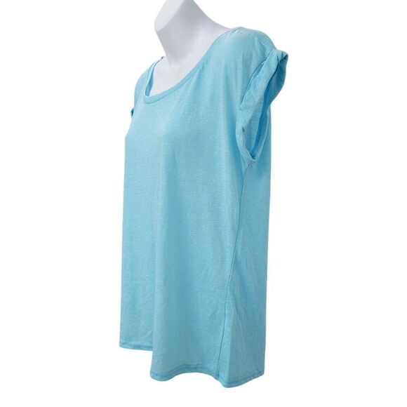 2/$20 Ardene Plain Baby Blue Top Blouse Size: Large - Picture 2 of 7